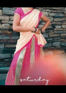 pinkish Half saree ❤️❤️❤️