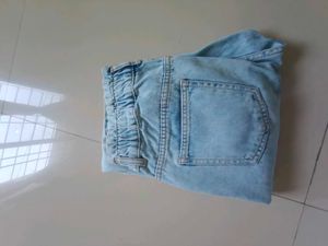 Light Blue Denim Joggers