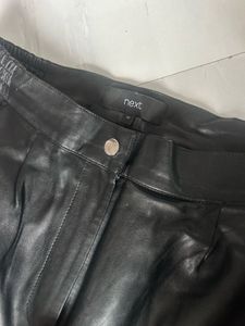 NEXT Leather Black Pant