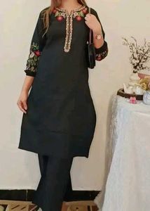 Elegant Black Kurta Set