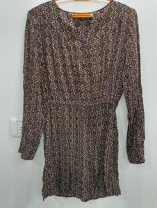 Elegant Patterned Mini (One peace)Dress