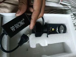 80W H4 Projecter Headlight New With Cooling Fan