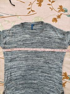 Embellished Gray Pullover