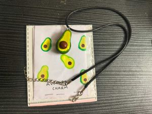 Avocado Charm Necklace 🥑💚💛🤎