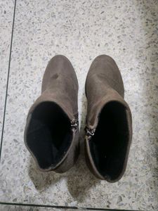 Brown Suede Boots For GIRLS