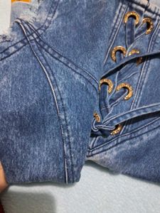 Denim Sleeveless Top