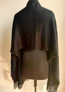 HnM Elegant Black Fringe Stole
