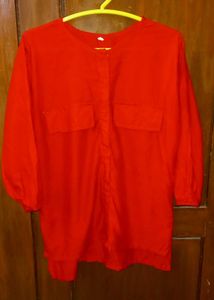 Red Tunic Top