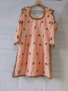 Party Wear Heavy Kurti (4 Inch Margin)