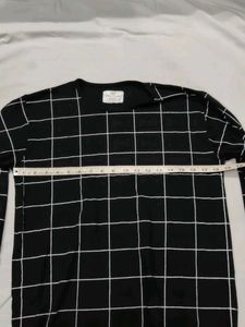 Black &amp; White Checkered Tshirt