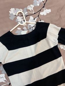 Striped Knit Sweater