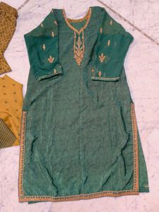 Silk Party Wear Suit