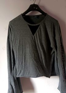 Flared Sleeve T-shirt