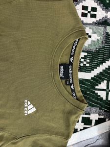 Adidas Olive Green Tee