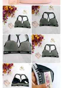 🇳🇿💫💗Gray &#39;Dream It&#39; Bralette