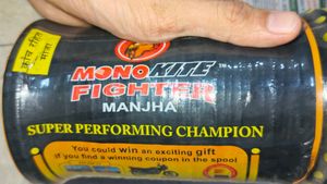 Blue Type Mono kite Fighter Manjha Manja,