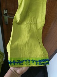 Green Embroidered Salwar Kameez