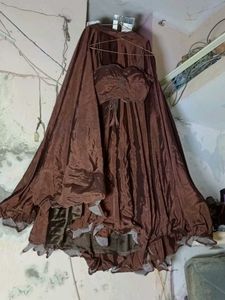 Brown silk  Lehenga Choli Set