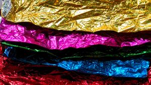 5 Pic Colorful Decorative Foils