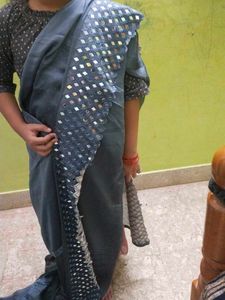 Mirror Work saree