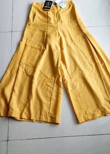 Yellow Culottes Plazo