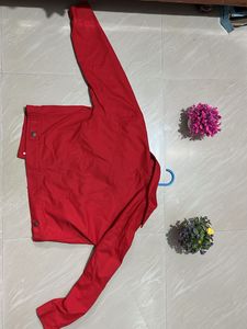 Red Denim Jacket