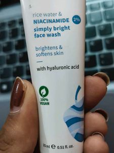 Plum Rice Water Face Wash