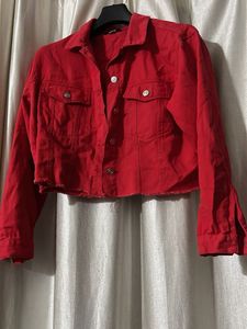 Red Denim Jacket