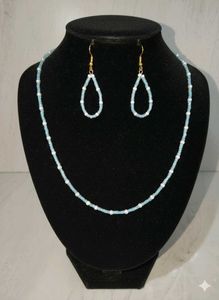 sky blue necklace
