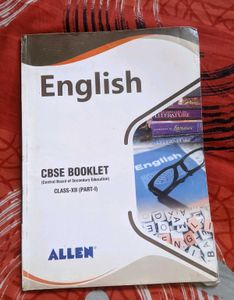 Allen English CBSE Class XII