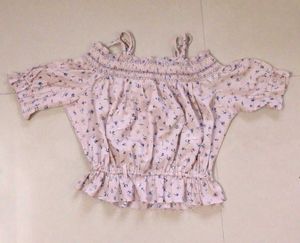 Perfect Floral Off-Shoulder Crop Top u will defini