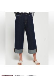 SUPERDRYPheobe Wide Leg Jeans with Upturned Hems