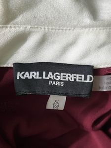 KARLS LAGERFELD Maroon Top ❤️