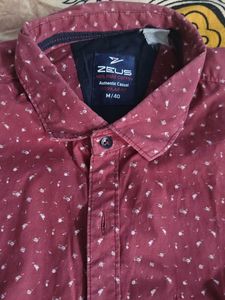 Maroon Casual Shirt