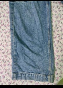 Wide Leg Blue Cargo Jeans💙