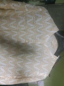 Patterned Button-Up Shirt