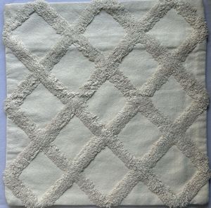 45x45cm Off White Cotton Cushion Cover
