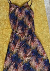 Colorful Print Summer Dress