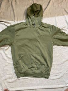 Olive Green Pullover Hoodie – M Size