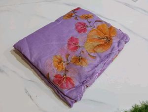 Floral Print Saree