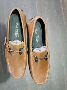 OLP Brown Leather Loafers