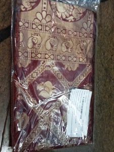 Elegant Maroon Saree