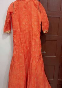 Elegant Orange Ethnic Kurta