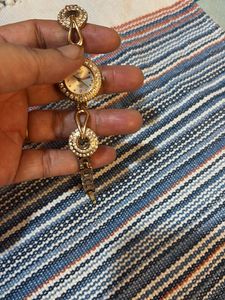 Elegant Gold-Tone Rhinestone Watch