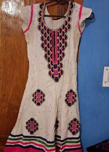 Anarkali Kurti With Pant As A Freebie