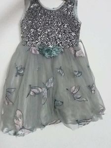 Girls&#39; Sequin and Butterfly Dress
