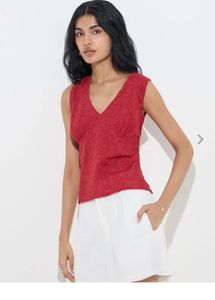 Cotton Red Top