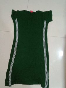 Green T-Shirt Dress