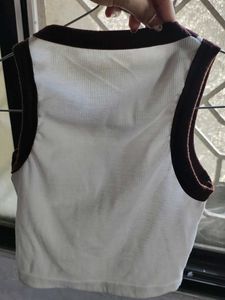 White Crop Top