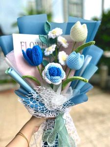 Blue 💙 Flower Bouquet 💐